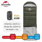 Ultralight Cotton Sleeping Bag, Waterproof, Winter Camping Accessory, Hiking Travel for Men and Women, Wholesale Luxury, Envelope Style U350