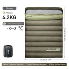 Camping Sleeping Bag for 2 People, Portable Four Seasons, Waterproof, Lightweight, Ideal for Hiking and Travel, Luxury Design, Wholesale Options Available