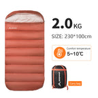 Large Camping Sleeping Bag, Lightweight 3 Season, Loose Widen Design, Long Size for Adults, Hiking and Fishing, Wholesale Luxury Outdoor Gear