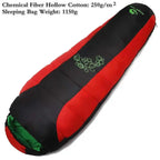 Sleeping Bag, Thick Four-Hole Cotton Filling, Winter Thermal Comfort, Camping Travel Gear, Luxury Wholesale for Outdoor Enthusiasts