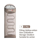 Camping Sleeping Bag, Ultralight Waterproof Winter Envelope, Warm for Outdoor Travel, Hiking, Backpacking, Wholesale Luxury
