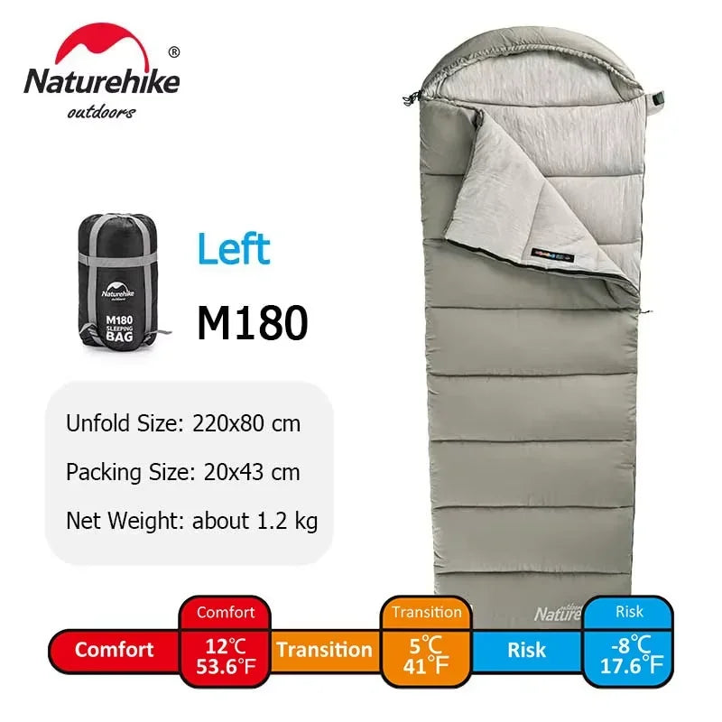 Sleeping Bag for Camping, Cotton Double Person, Spliceable Design, Warm for Summer and Winter, Wholesale Luxury Outdoor Gear