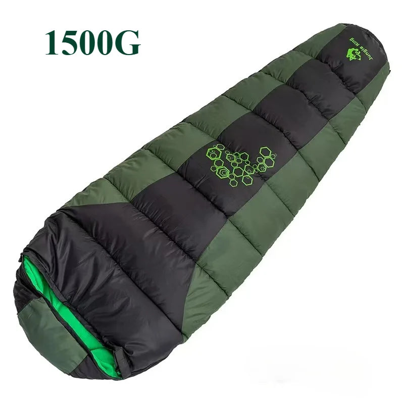 Sleeping Bag, Thick Four-Hole Cotton Filling, Winter Thermal Comfort, Camping Travel Gear, Luxury Wholesale for Outdoor Enthusiasts