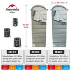 Sleeping Bag for Camping, Cotton Double Person, Spliceable Design, Warm for Summer and Winter, Wholesale Luxury Outdoor Gear