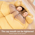 Camping Sleeping Bag for 2 People, Portable Four Seasons, Waterproof, Lightweight, Ideal for Hiking and Travel, Luxury Design, Wholesale Options Available