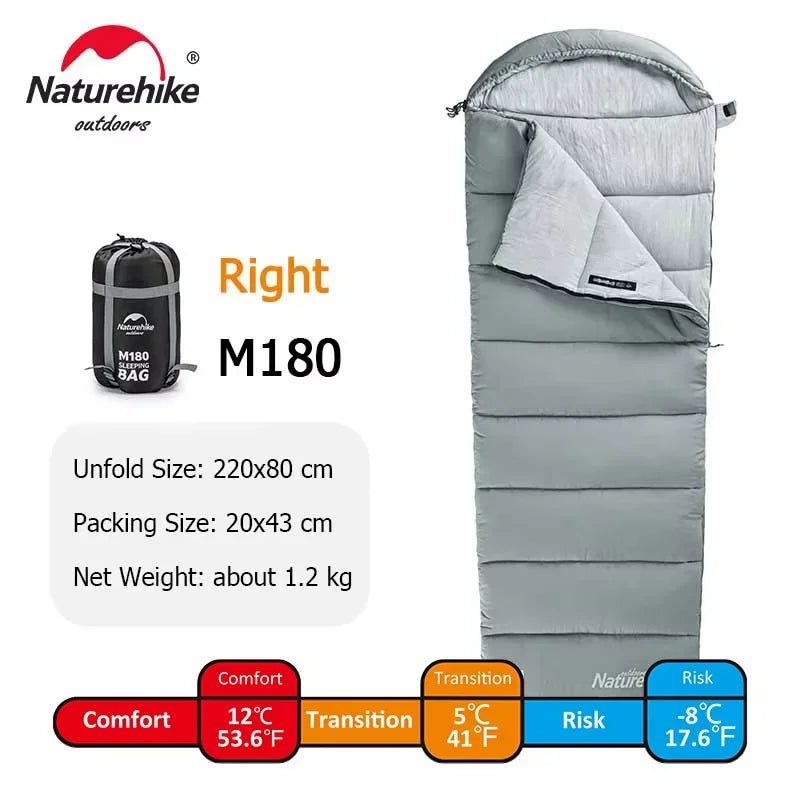 Sleeping Bag for Camping, Cotton Double Person, Spliceable Design, Warm for Summer and Winter, Wholesale Luxury Outdoor Gear