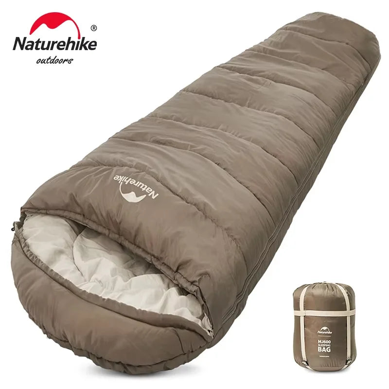 Mummy Sleeping Bag Lightweight Cotton -1℃ to -12℃ for Outdoor Camping, Luxury Comfort, Wholesale Deals, Perfect for Men and Women