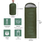 Camping Sleeping Bag, Ultralight Waterproof Envelope, All Season Warm for Hiking, Outdoor Travel, Wholesale Luxury Comfort for Adventure