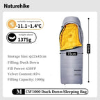 Sleeping Bag, Duck Down, Waterproof, Ultralight, Lightweight, Winter Camping, Hiking Gear, for Men and Women, Wholesale Luxury