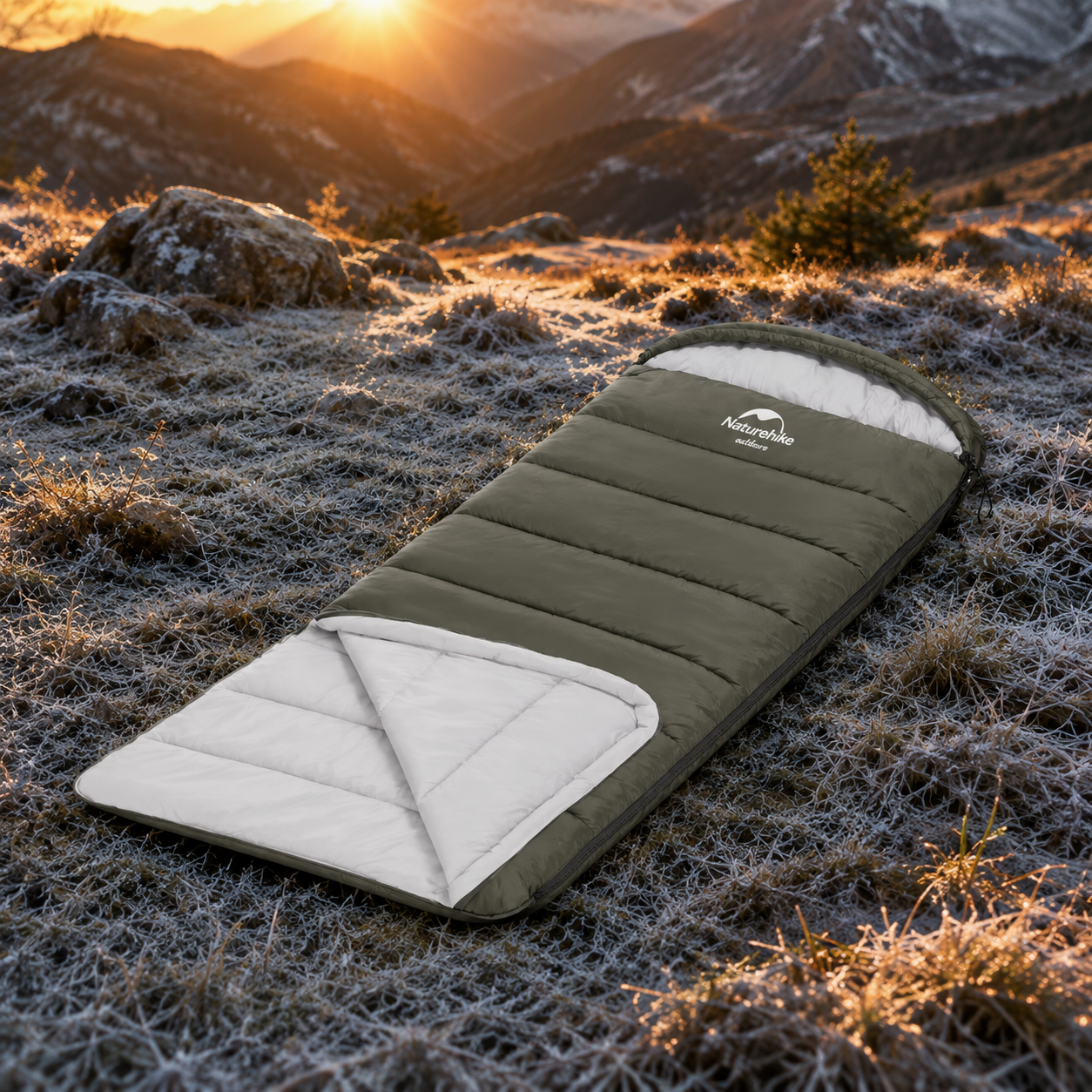 Ultralight Cotton Sleeping Bag, Waterproof, Winter Camping Accessory, Hiking Travel for Men and Women, Wholesale Luxury, Envelope Style U350